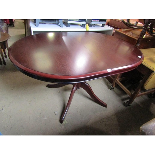 508 - MAHOGANY EXTENDING DINING TABLE