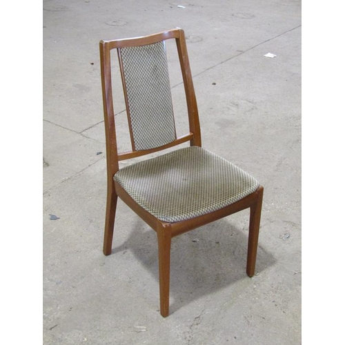 511 - FOUR TEAK DINING CHAIRS