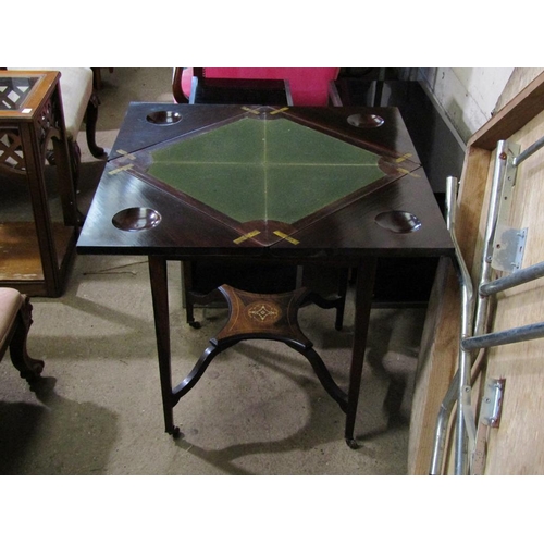 580 - VICTORIAN ENVELOPE CARD TABLE