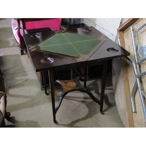 580 - VICTORIAN ENVELOPE CARD TABLE