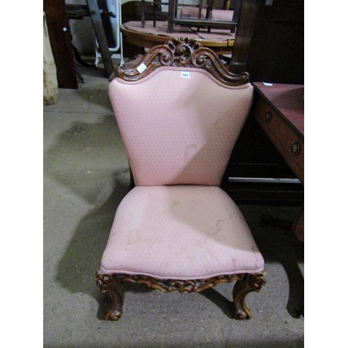 582 - REPRODUCTION LOW CHAIR