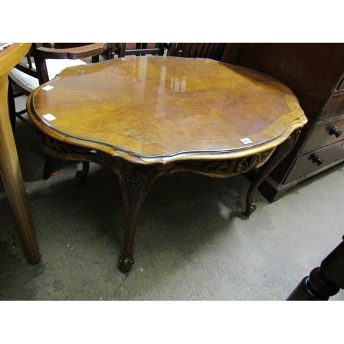 603 - VICTORIAN WALNUT TABLE