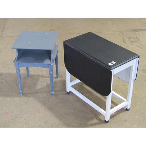 620 - TWO PAINTED TABLES