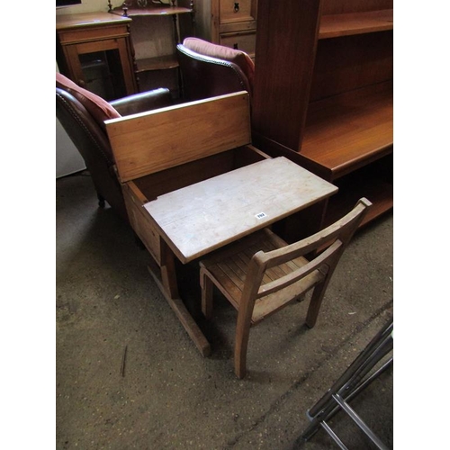 702 - CHILDS DESK AND A CHAIR