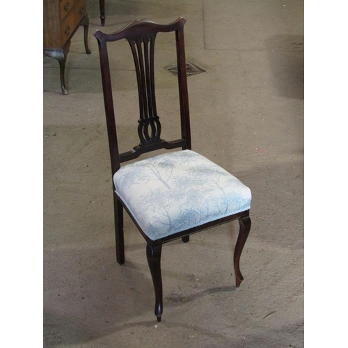 709 - TWO EDWARDIAN CHAIRS