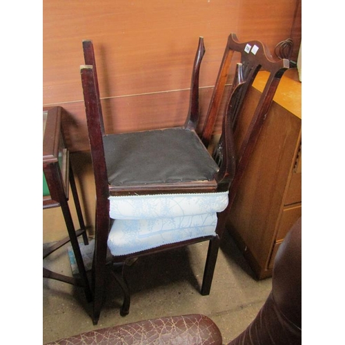 709 - TWO EDWARDIAN CHAIRS