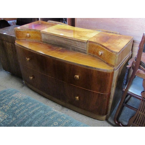 712 - WALNUT VENEERED DRESSING TABLE