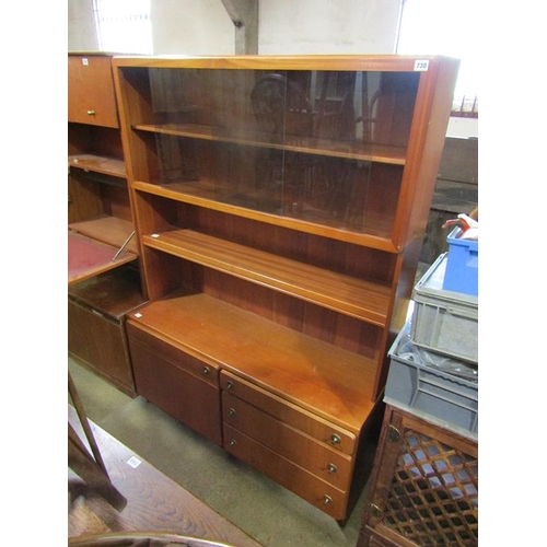 730 - TEAK WALL UNIT