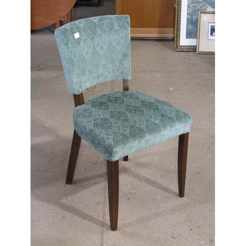 862 - FOUR UPHOLSTERED DINING CHAIRS