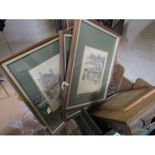 126 - BOX OF ARTWORK TO INCL OILS, STILL LIFE ETC