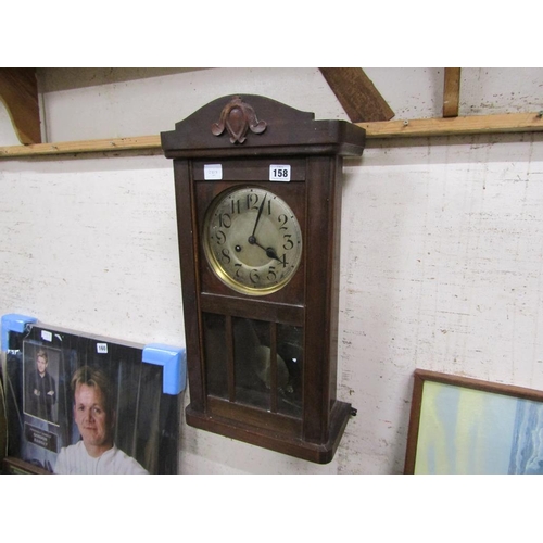 158 - PENDULUM WALL CLOCK