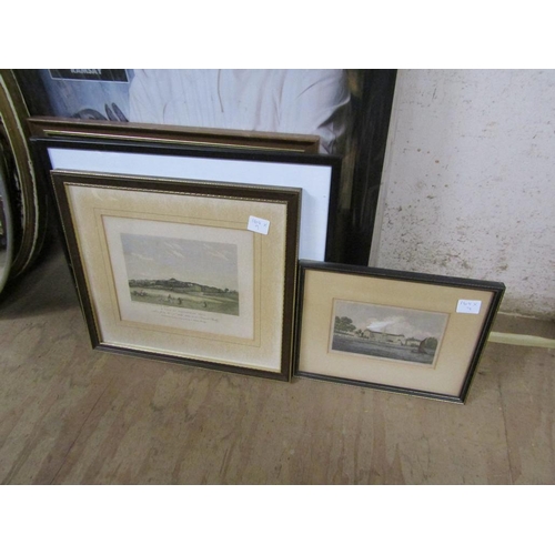 160 - FRAMED ENGRAVINGS; GORDON RAMSEY SIGNED PRINT