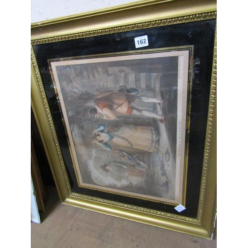 162 - GILT FRAMED COLOURED PRINT