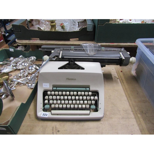 223 - VINTAGE OLYMPIA TYPEWRITER