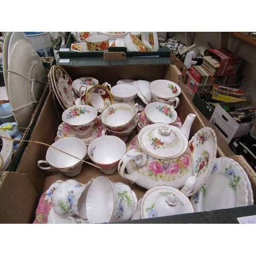 233 - BOX TO INCL ROYAL ALBERT TEAWARES