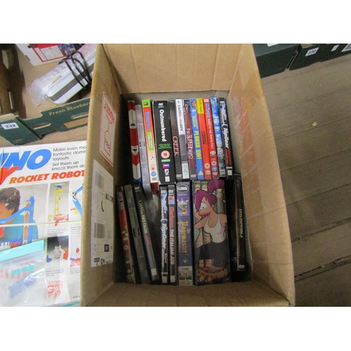 333 - DVD'S, TOYS, DOMINO SET