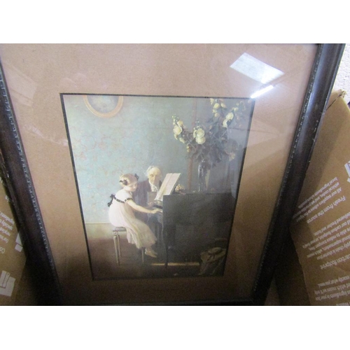 350 - QTY OF FRAMED PICTURES AND PRINTS