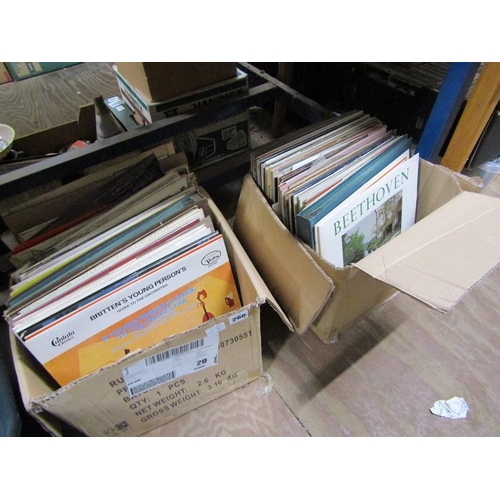 260 - TWO BOXES OF MIXED RECORDS