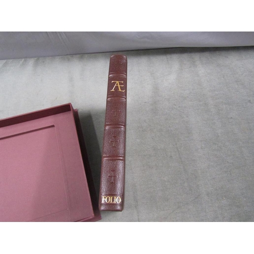 1206 - BOOK - FOLIO SOCIETY BENE-DICTIONAL OF ST. ATHEL-WOLD