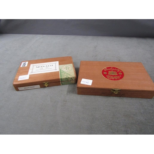 1472 - TWO PART BOXES OF EMBASSY AND OTHER CIGARS