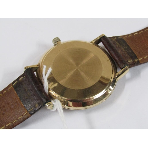 1322 - OMEGA DE VILLE GOLD WATCH MOVEMENT WITH LEATHER STRAP