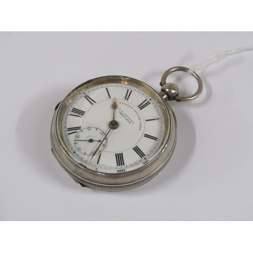 1326 - J.G GRAVES SILVER CASED POCKET WATCH