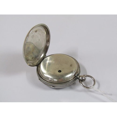 1326 - J.G GRAVES SILVER CASED POCKET WATCH