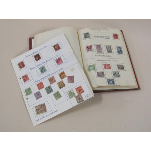 1352 - STAMP ALBUM TO INC. PENNY BLACKS, REDS ETC.