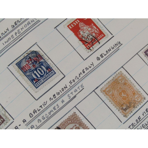 1352 - STAMP ALBUM TO INC. PENNY BLACKS, REDS ETC.