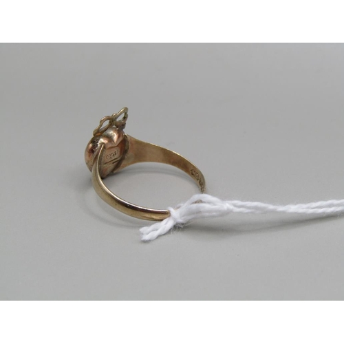 1399 - 9CT GOLD RING, SIZE Q