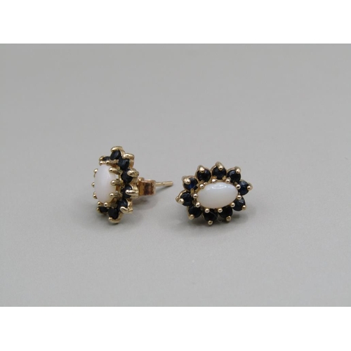 1406 - PAIR OF 9CT GOLD EARRINGS