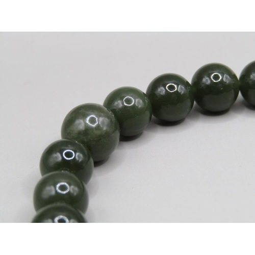 1470 - NEPHRITE JADE NECKLACE NATURAL COLOUR