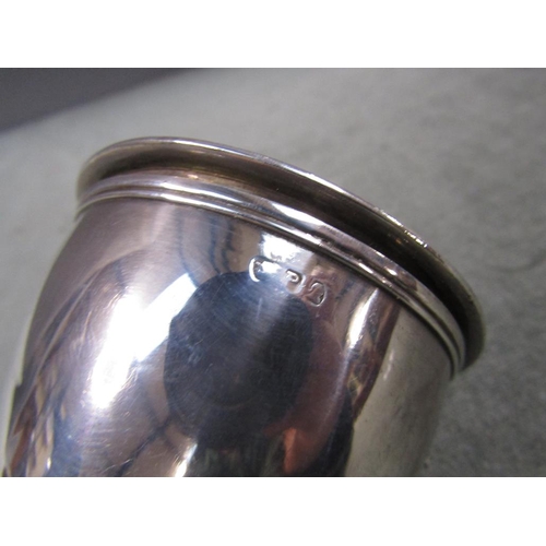 1424 - SILVER WINE STRAINER, 15CM W