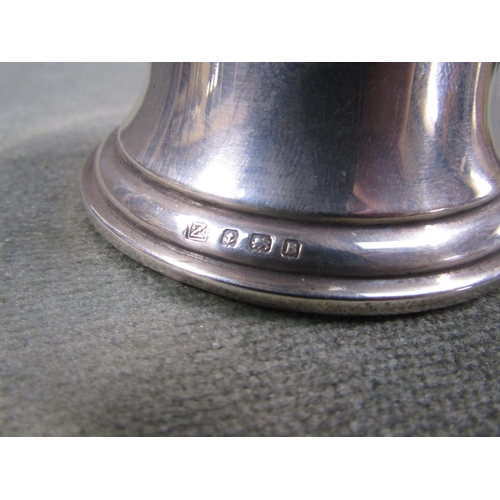 1426 - SILVER BELL INKWELL, 8CM H