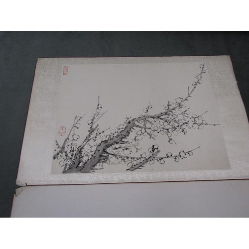 1161A - FOUR ORIENTAL UNFRAMED PRINTS