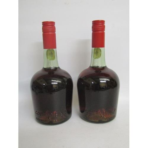 1211 - TWO BOTTLES OF COURVOISIER LUXE COGNAC