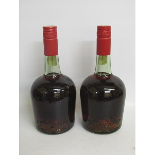 1212 - TWO BOTTLES OF  COURVOISIER LUXE COGNAC