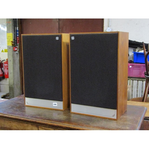 598 - PAIR OF SPEAKERS