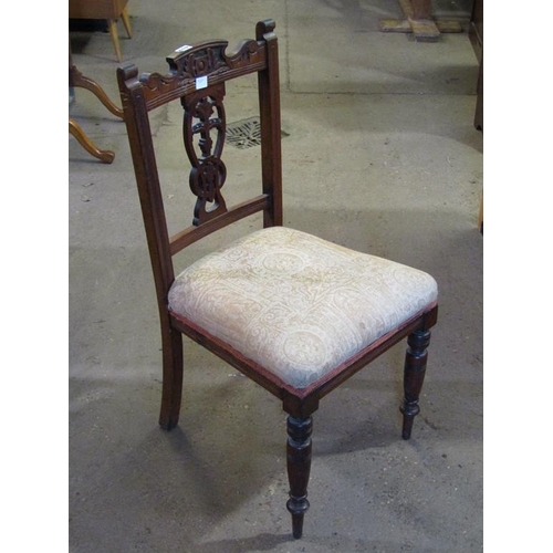 619 - TWO VICTORIAN CHAIRS