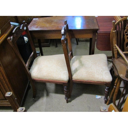 619 - TWO VICTORIAN CHAIRS