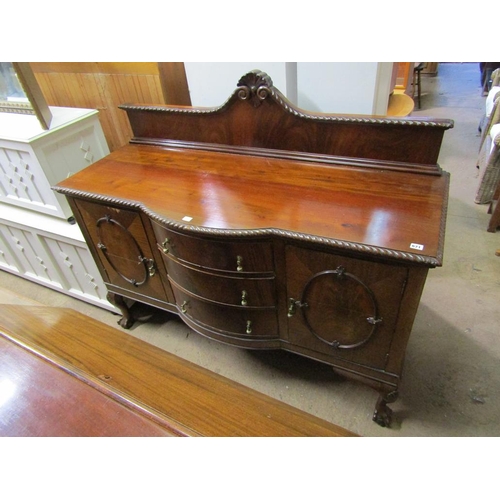 671 - VICTORIAN MAHOGANY SIDEBOARD