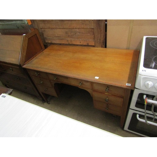 675 - EDWARDIAN INLAID DESK