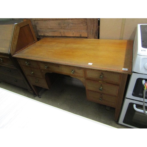 675 - EDWARDIAN INLAID DESK