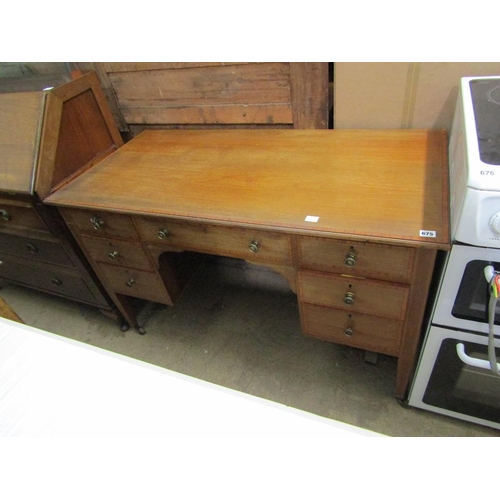 675 - EDWARDIAN INLAID DESK