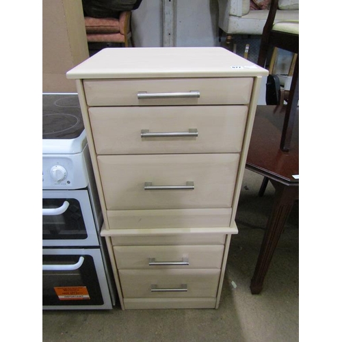 677 - TWO CHEST OF DRAWERS