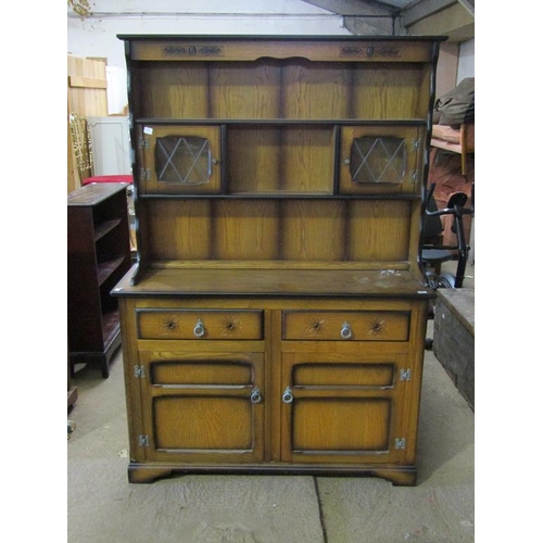 682 - OAK DRESSER