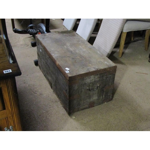 693 - VICTORIAN PINE TRUNK