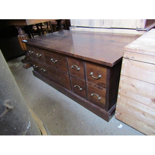 729 - MAHOGANY CHEST