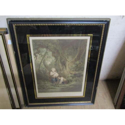 162 - PAIR OF FRAMED COLOURED PRINTS