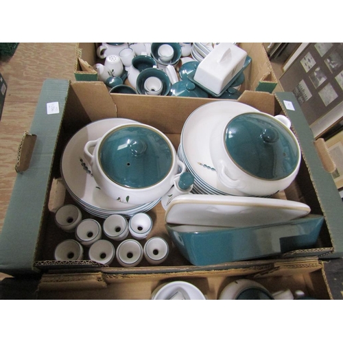 184 - THREE BOXES OF DENBY GREENWHEAT